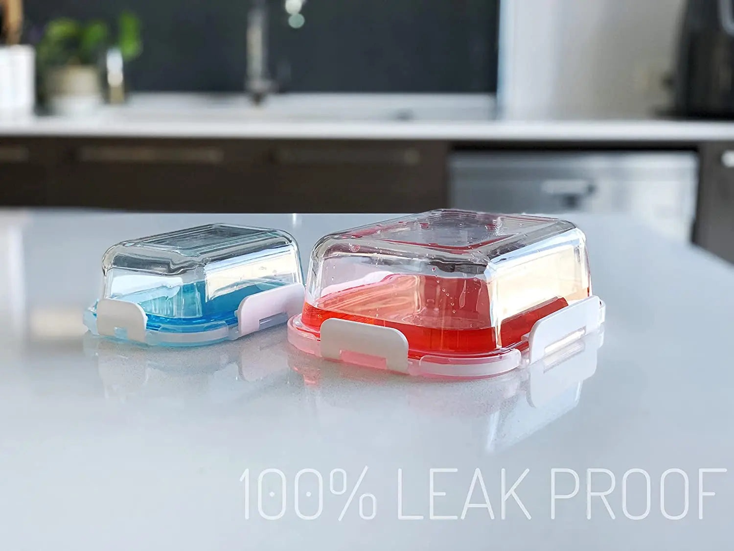 [10 Pack]  Airtight Food Storage Containers Set | Microwave, Oven, Freezer & Dishwasher Safe | Ideal for Fridge, Pantry & Kitchen Organiser | Meal Prep Containers and Lunch Box with 100% Leak-Proof Lids