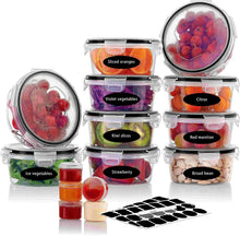 Load image into Gallery viewer, [10 Pack]  Meal Prep Containers, Salads Bowls with Leak Proof Lids - Airtight Food Storage Container, Freezer Containers, Bento Lunch Boxes for Fridge Organiser, Kitchen Storage &amp; Organisation (10)
