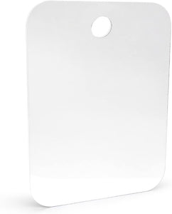 Fogless Shower Mirror Large Size with Suction Hook and Adhesive Hook Perfect for Shaving