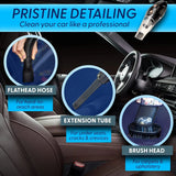 Portable Car Vacuum Cleaner: High Power Corded Handheld Vacuum W/ 16 Foot Cable - 12V - Best Car & Auto Accessories Kit for Detailing and Cleaning Car Interior