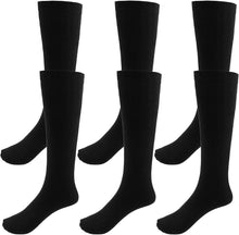 Load image into Gallery viewer, 3 Pack School Uniform Cotton Knee High Socks Knee High Socks for Girls and Boys
