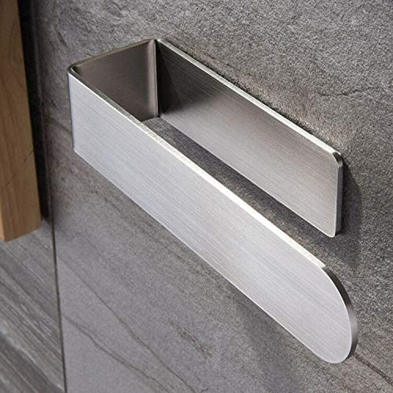 Hand Towel Holder/Hand Towel Ring - Self Adhesive Bathroom Towel Bar Stick on Wall, SUS 304 Stainless Steel Brushed