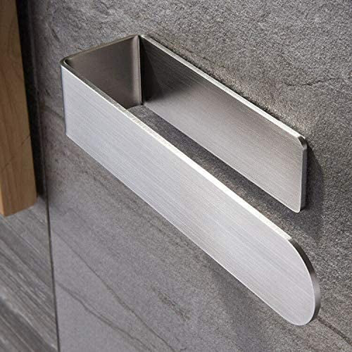 Hand Towel Holder/Hand Towel Ring - Self Adhesive Bathroom Towel Bar Stick on Wall, SUS 304 Stainless Steel Brushed