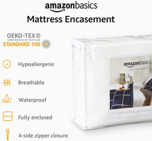 Load image into Gallery viewer, Zipper-Enclosed Waterproof Mattress and Box Spring Cover Protector - Twin Size, 12 to 18-Inch Depth
