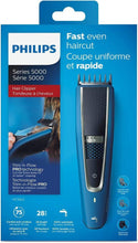 Load image into Gallery viewer, Washable Hair Clipper Series 5000 with 28 Length Settings (0.5-28Mm) and 75 Min Cordless Use/8Hr Charge, HC5612/15

