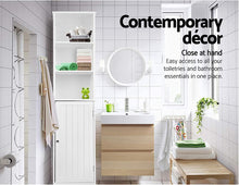 Load image into Gallery viewer, Artiss Bathroom Cabinet Storage Shelf Toilet Cupboard Wall Mirror Laundry
