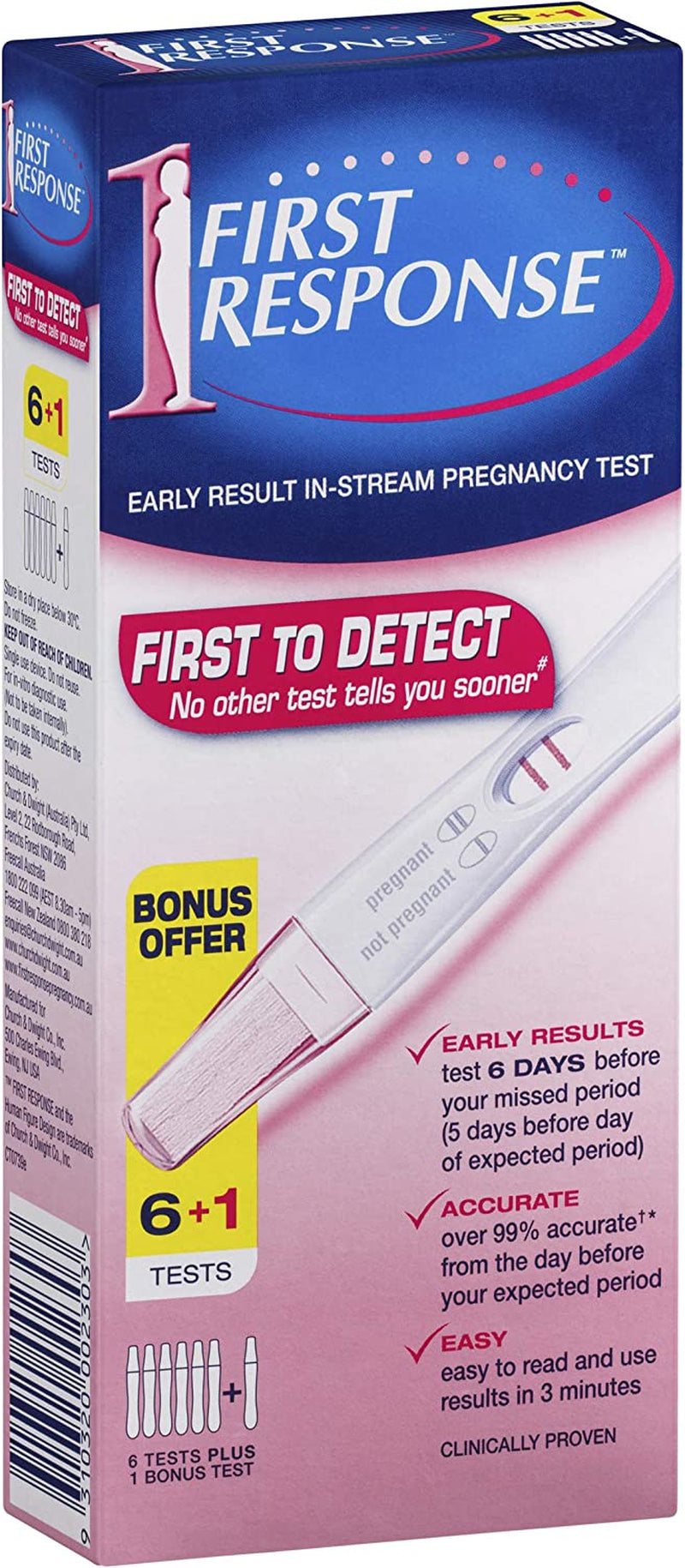 Pregnancy Instream 6+1 Test