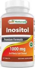 Load image into Gallery viewer, Inositol 1000Mg 120 Tablets - Also Called Vitamin B8
