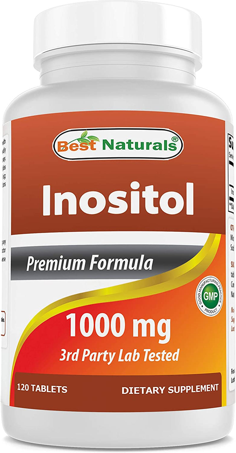 Inositol 1000Mg 120 Tablets - Also Called Vitamin B8