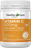 Vitamin C - 500Mg | 500 Chewable Tablets | for Cold and Immunity, Maintain General Health and Wellbeing
