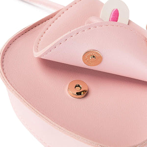 Little Girls' Cute Rabbit Crossbody Purse Small Bow Shoulder Bag Handbag for Kids Toddlers, Pink, One Size