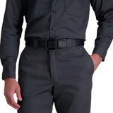 Mens 1 1/2 In. Leather Belt with Two Row Stitch