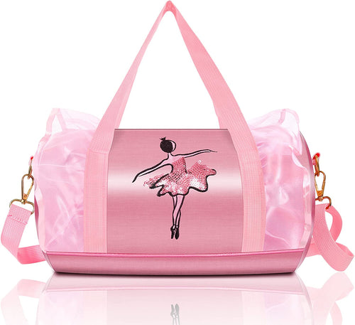 Dance Bag for Girls,Dance Bags for Little Girls Toddler Dance Bag Tutu Bag - Gymnastics Bag Girls Dance Bag Ballet Bags for Girls 4-10