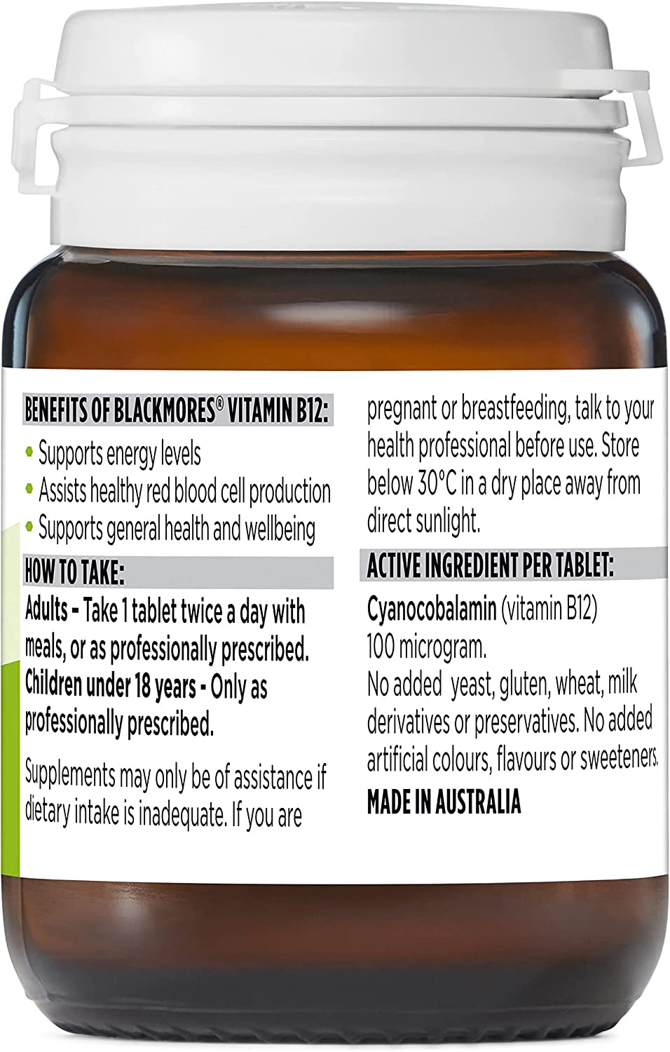 Vitamin B12 (75 Tablets)