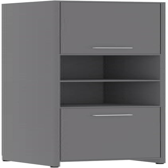 Bathroom Cabinet Indoor Home Laundry Room Washroom Toilet Rack Cupboard Storage Cabinet Shelf Furniture Grey Engineered Wood