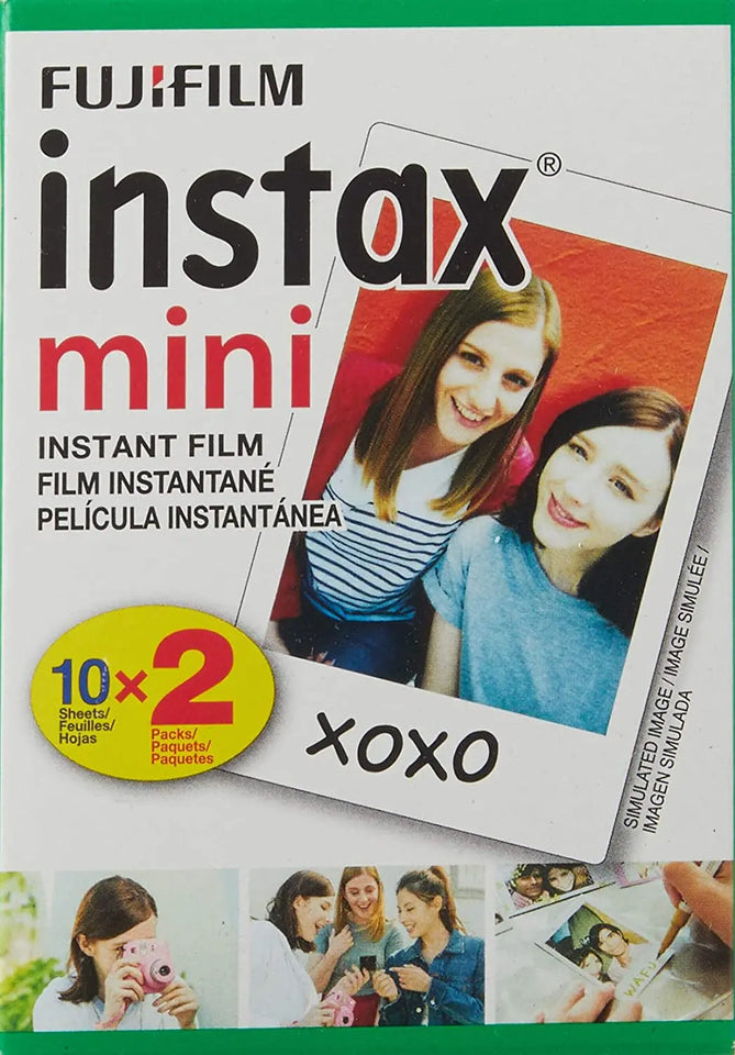 Fujifilm INSTAX Mini Instant Film Twin Pack (White) pattanaustralia