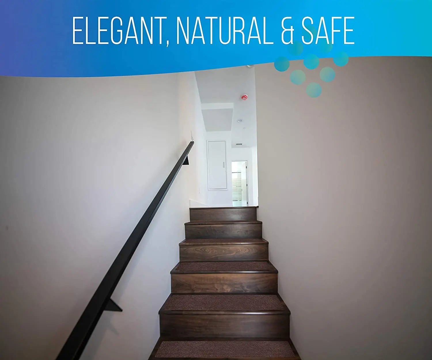 BRITOR Non Slip Carpet Stair Treads, Set of 2, Rug Non Skid Runner for Grip and Beauty Pattan Australia