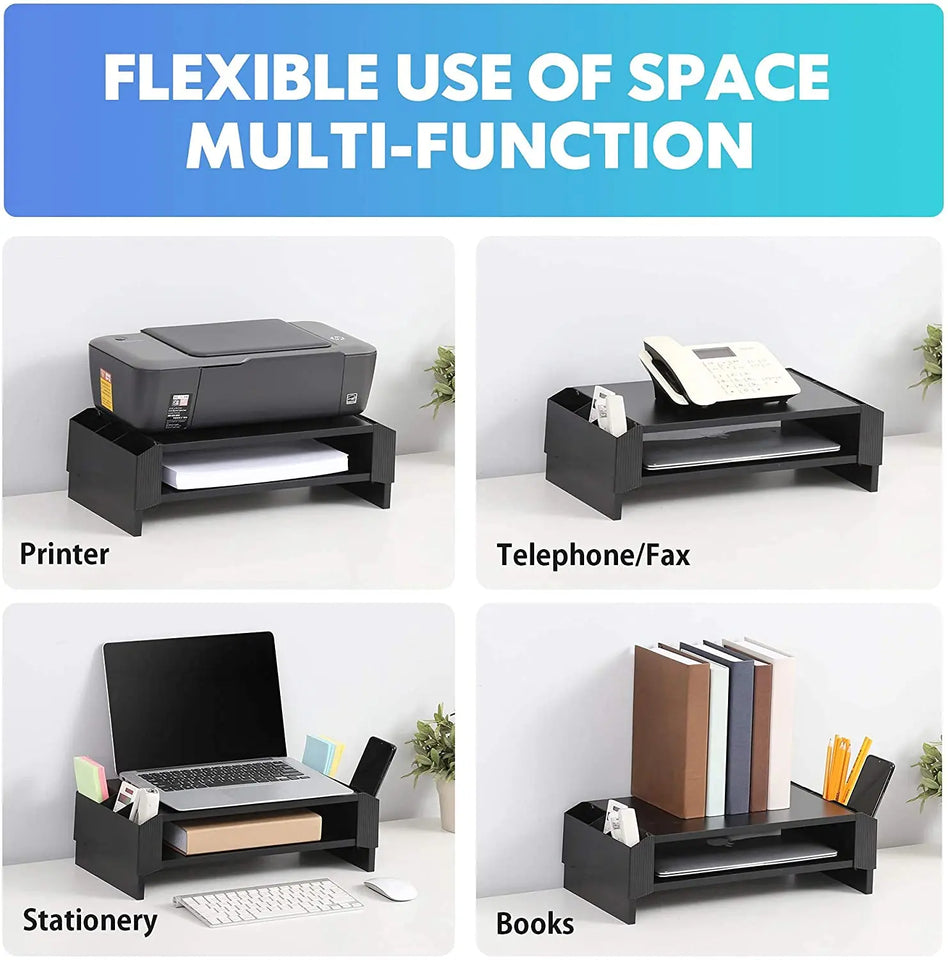 Monitor Stand Riser - 2 Tiers 45cm Stand for PC, Laptop, Computer, Printer Pattan Australia