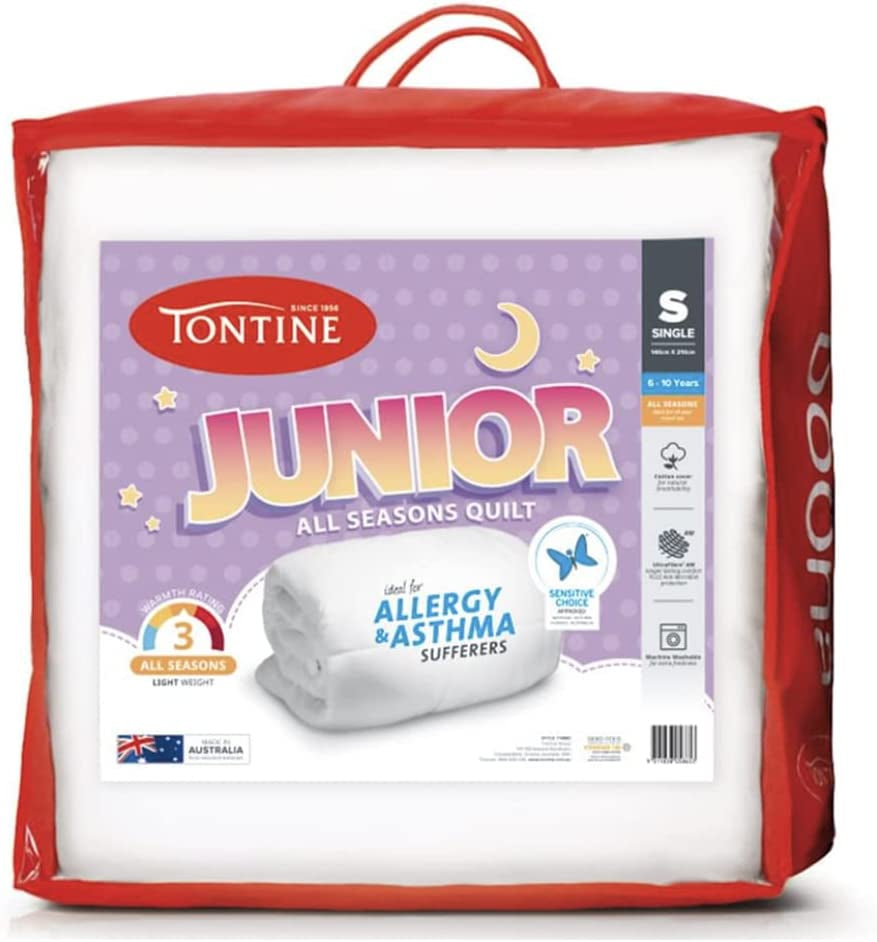 T4880 Junior Quilt, Single, White