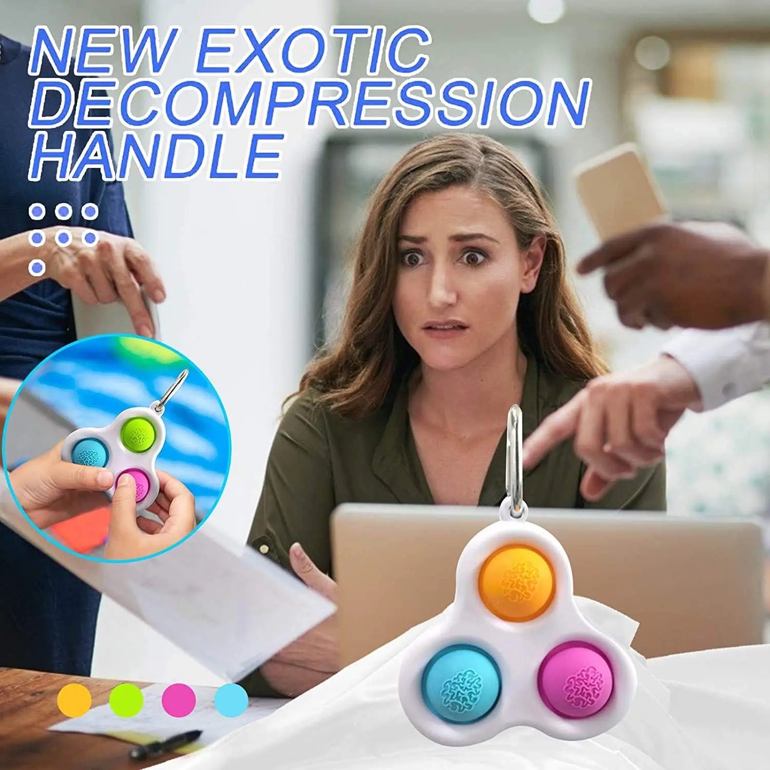 Simple Dimple Sensory Fidget Toy Stress Relief, Anti-Anxiety, Autism Hand Toys for Kids, Teen, Adult pattanaustralia