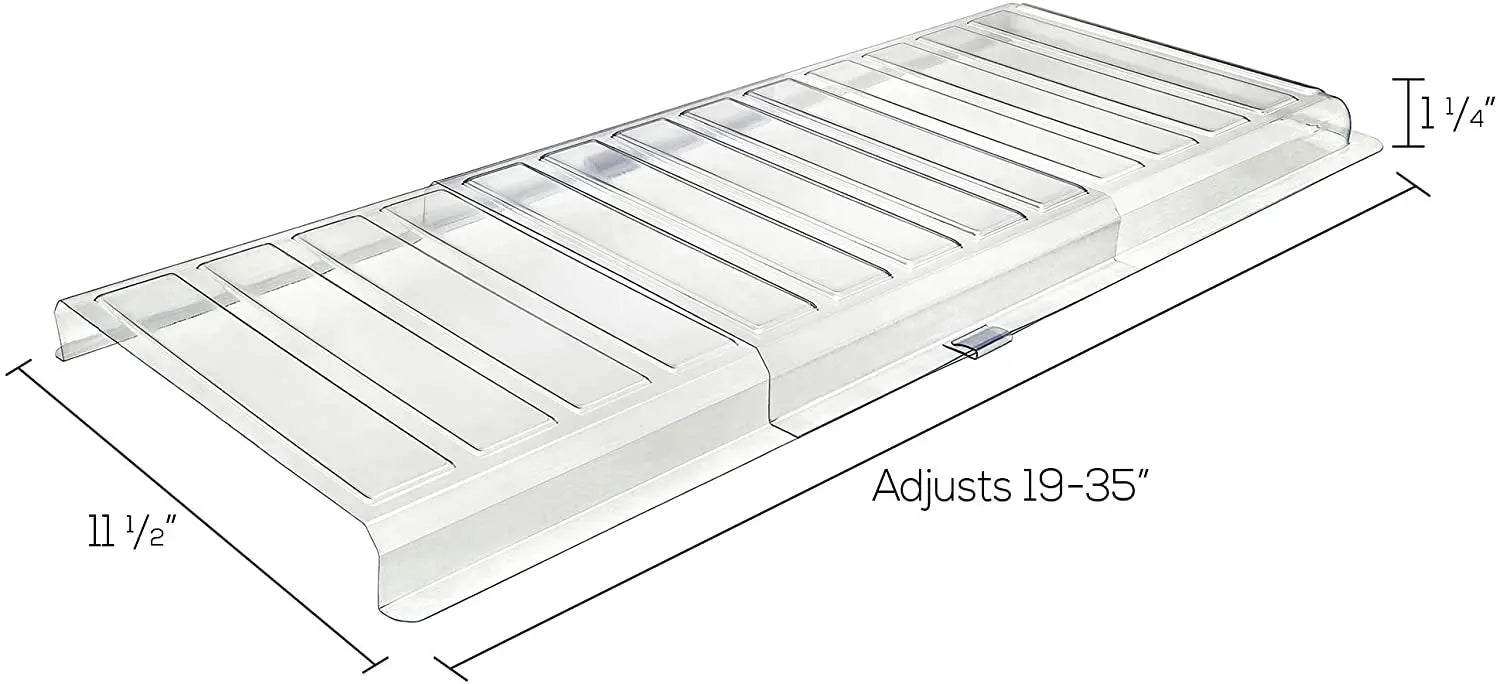 Under Furniture Air Deflector, Extender, Linking Clips and Tape Included Pattan Australia