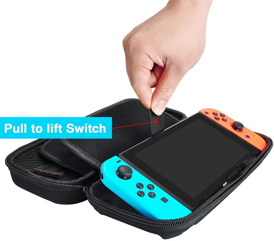 Hestia Goods Switch Carrying Case compatible with Nintendo Switch - 20 Game Cartridges Protective Hard Shell Travel Carrying Case Pouch for Nintendo pattanaustralia