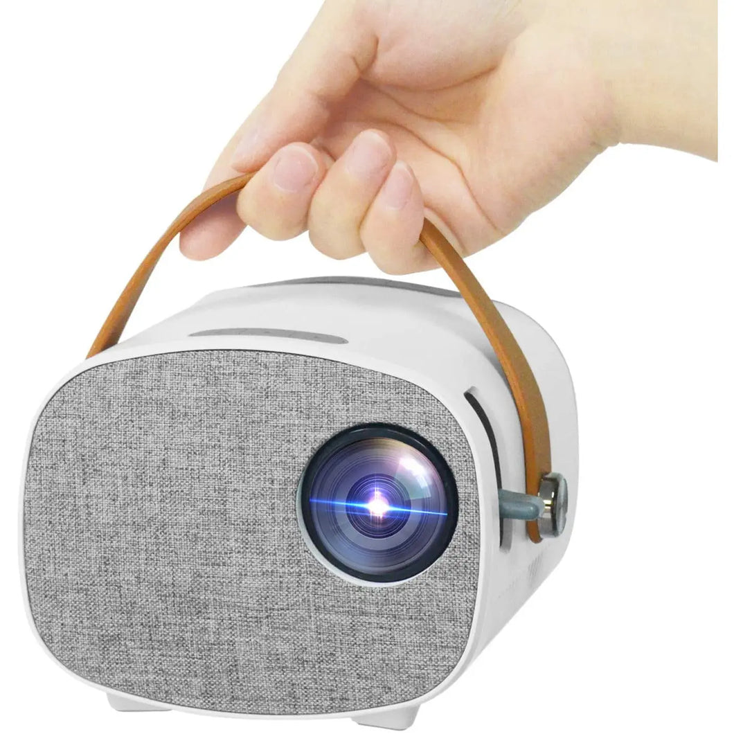 Mini Portable Projector 1080P Supported, Compatible with TV Stick, HDMI, USB, Micro SD, AV, Laptop