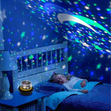Load image into Gallery viewer, Star Night Light for Kids, Universe Night Light Projection Lamp, Romantic Star Sea Birthday New Projector Lamp for Bedroom - 5 Sets of Projector Film for Free(Multi-Colored)
