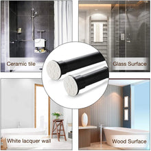 Load image into Gallery viewer, Oxdigi Tension Shower, Window, Doorway Curtain Rod, No Drilling, Adjustable Black

