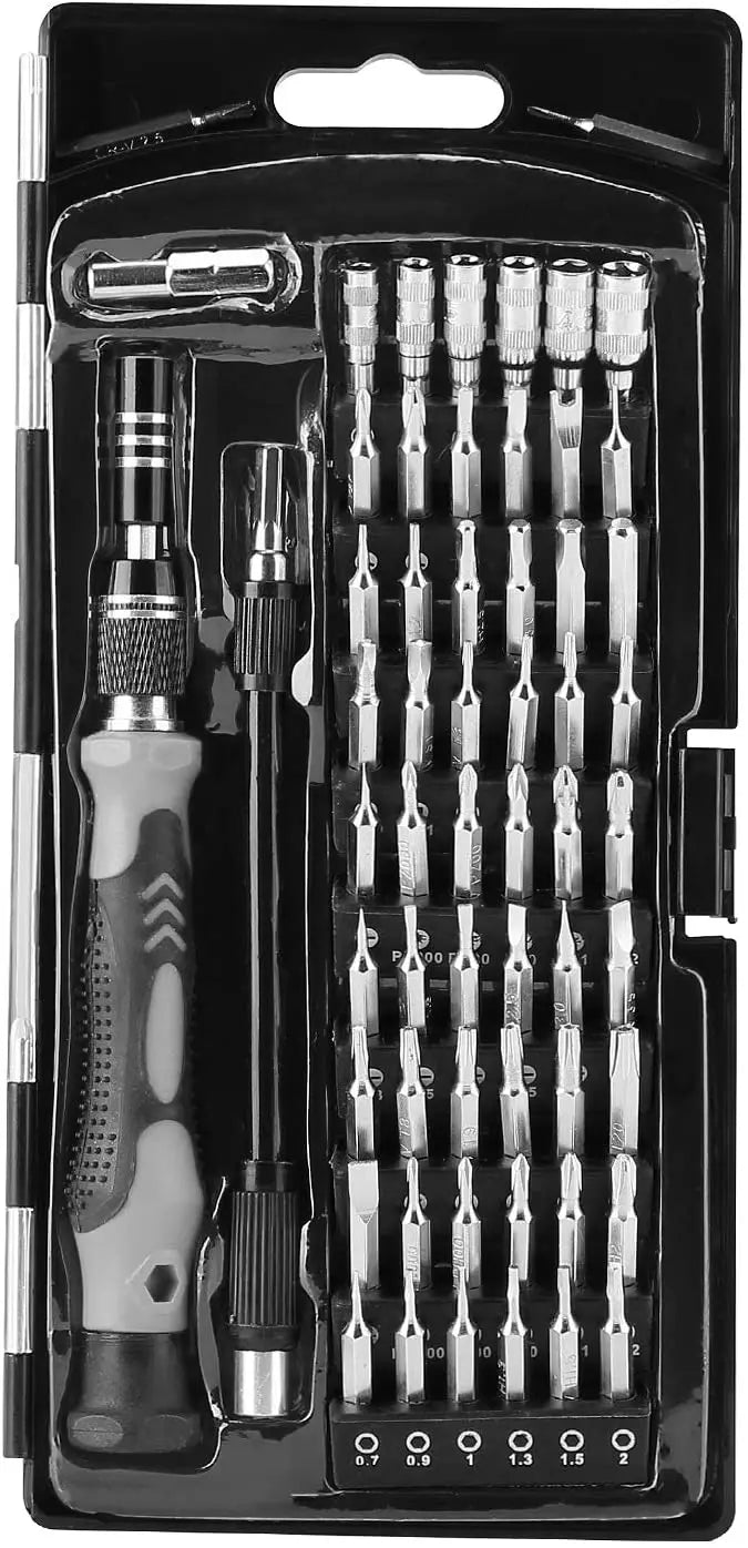Hautton Precision Screwdriver Set, 60 in 1 with 56 Bits Magnetic Screwdriver Kit, Stainless Steel Blue & Black pattanaustralia
