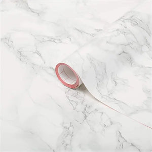 Decorative Self-Adhesive Film, Grey Marble, 17.71" x78" Roll Pattan Australia
