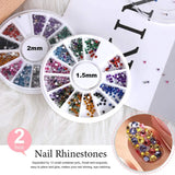 Nail Art Tool with 15pcs Nail Painting Brushes, Nail Dotting Tool, Nail Foil, Manicure Tape, Color Rhinestones pattanaustralia