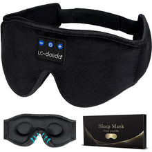 Load image into Gallery viewer, LC-dolida Sleeping Mask with Bluetooth Headphones for Side Sleepers, Ultra-Thin Stereo Speakers
