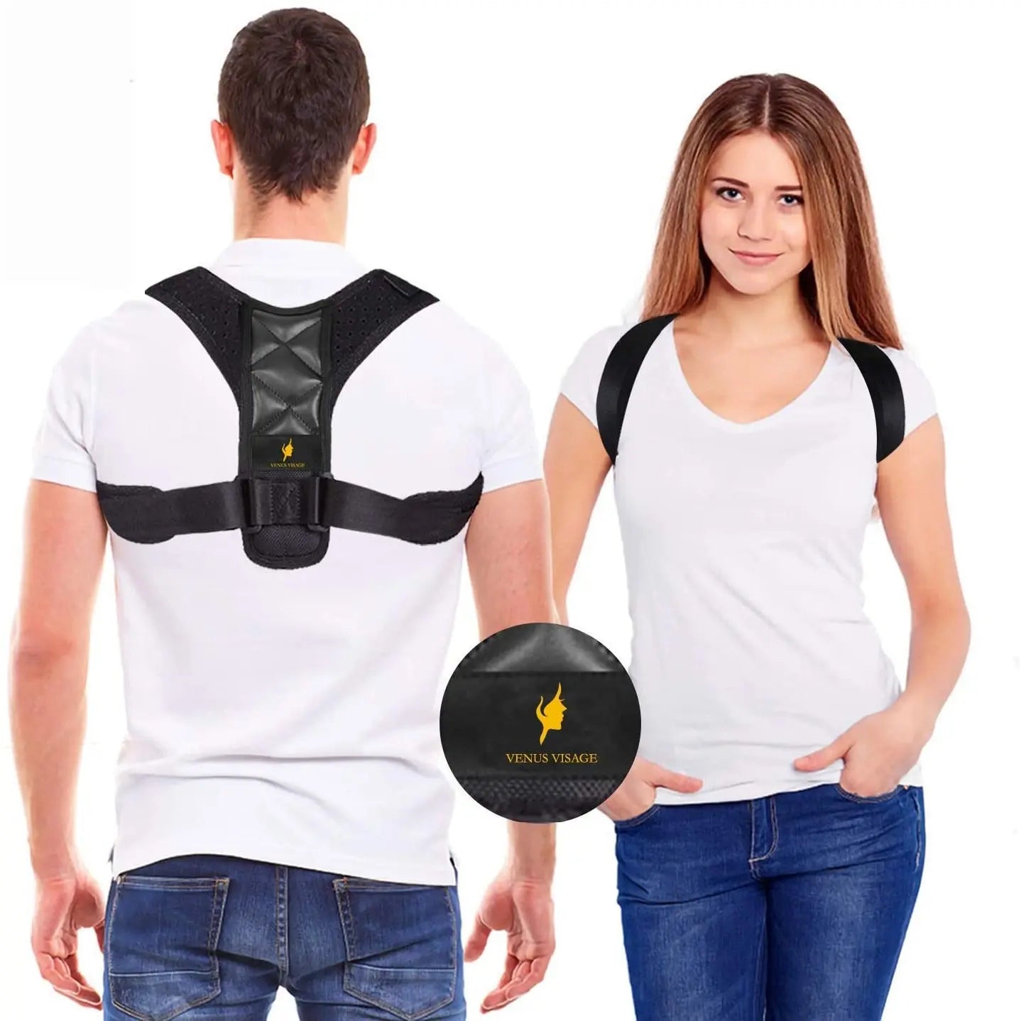 Posture Corrector for Women and Men - Adjustable Shoulder Support Brace - Back Straightener - Relief from Neck and Clavicle Pain pattanaustralia
