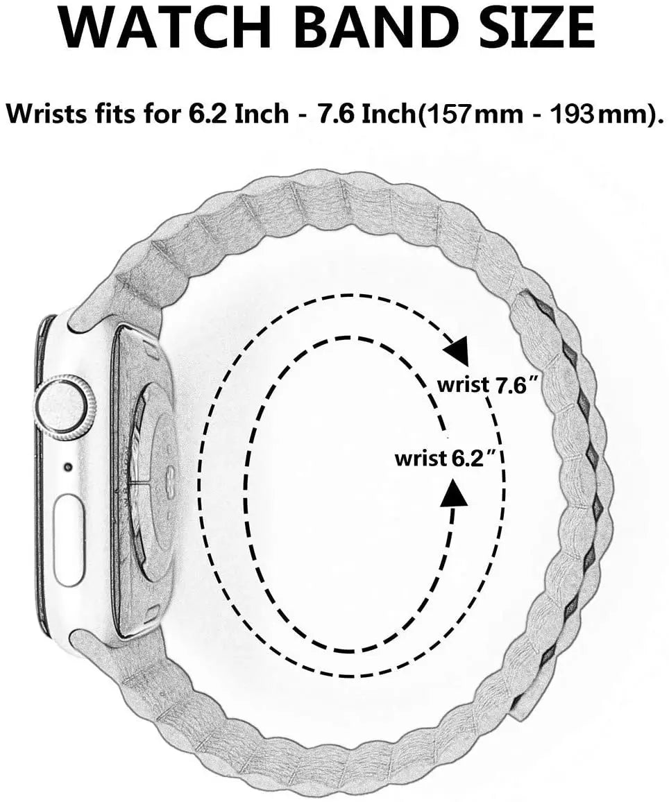 Synchro Bands Compatible with Apple Watch Band Series 5 4 3 2 1, Size 44mm, 42mm, 40mm, 38mm  for Women or Men pattanaustralia