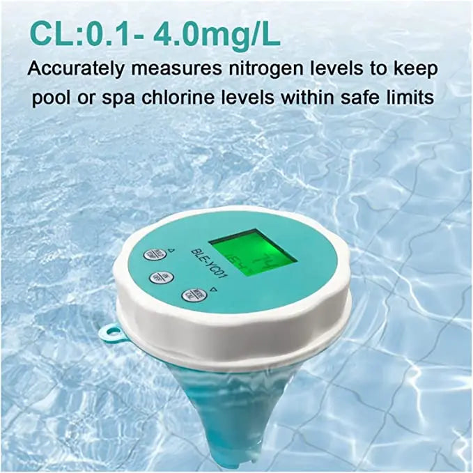 Pool Water Quality Detector 6 in 1 Temp Chlorine ORP EC TDS PH Meter Blue Tooth Online Monitor Water Quality Tester Smart Tool for Swimming Pool Aquariums Pattan Australia