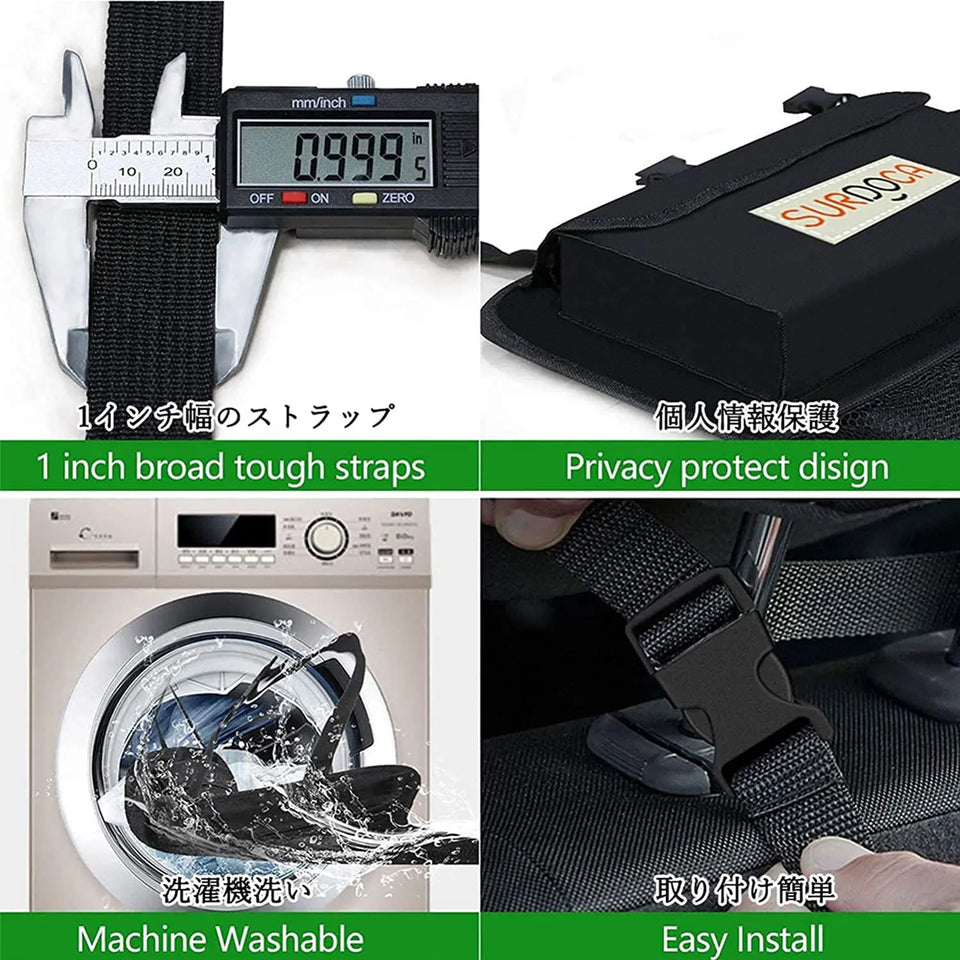 Trunk Organizer Suitable for Car, Super Capacity Hanging Organizer black pattanaustralia