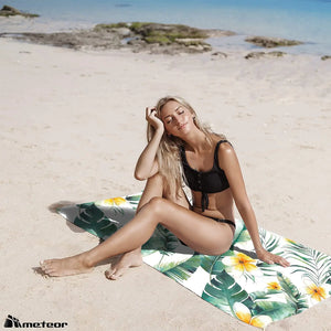 Meteor Quick Dry Beach Towel - Sand Free, Microfiber, Lightweight, Fast Absorbent Pattan Australia