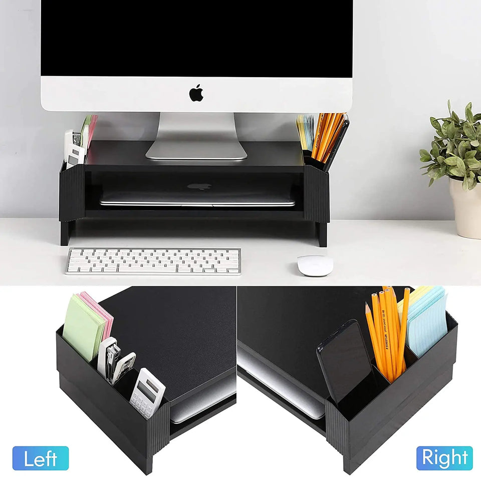 Monitor Stand Riser - 2 Tiers 45cm Stand for PC, Laptop, Computer, Printer Pattan Australia
