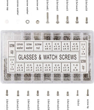 Load image into Gallery viewer, Vapker 1000Pcs Micro Sunglass, Watch Repair Stainless Steel Screws &amp; screwdriver
