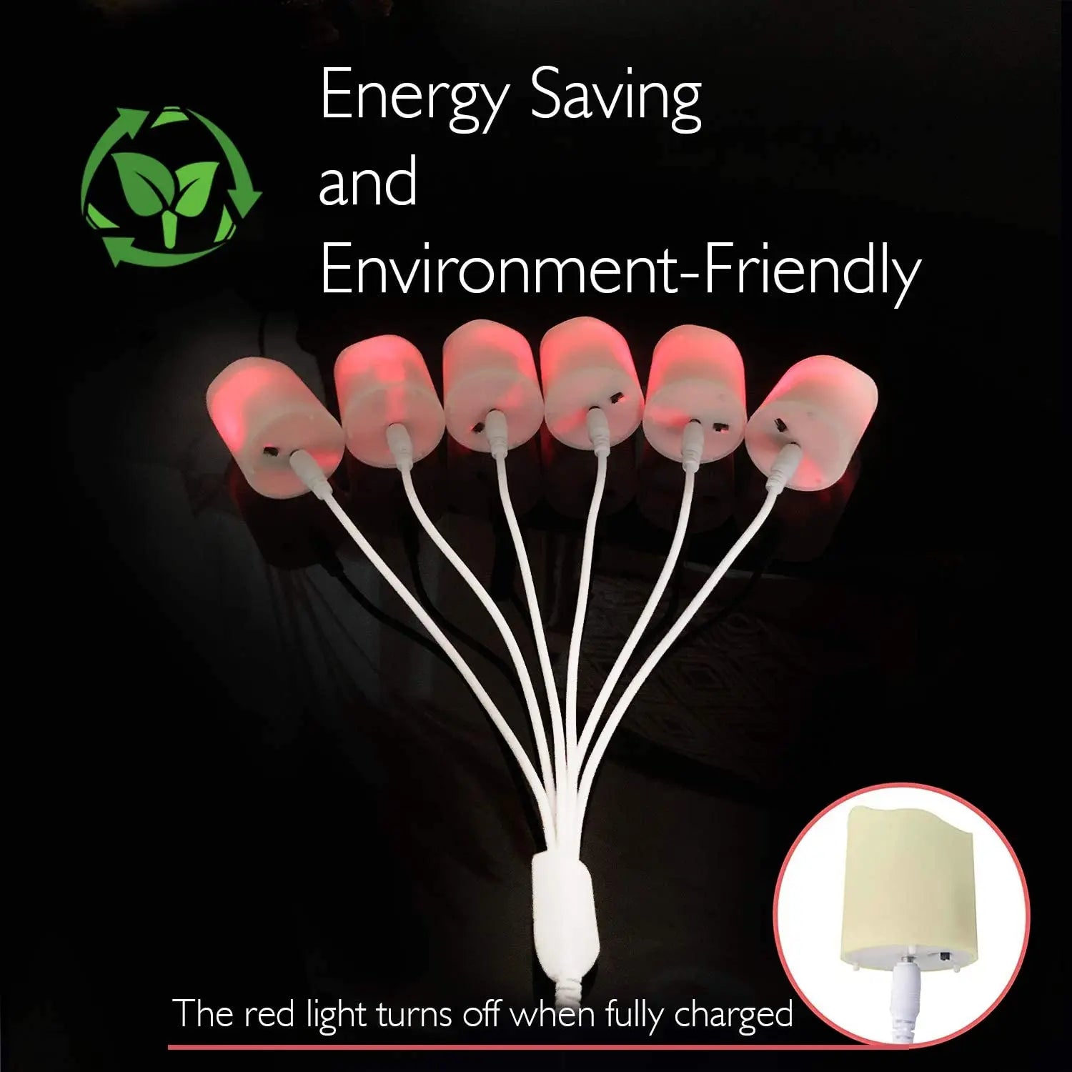 Homemory Rechargeable Flameless Candles with Remote, Battery, Timer, 6 PCS Electric Fake Candle in Warm White (USB Cable Included) pattanaustralia