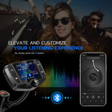 Bluetooth FM Transmitter 1.8" Color Screen Car Bluetooth Adapter Pattan Australia