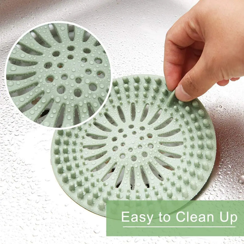 Shower Drain Cover, Sink Strainer, Drain Protector for Laundry, Bathroom, Kitchen  Filter  Thermo-Plastic 5 Colors in 1 Pack pattanaustralia