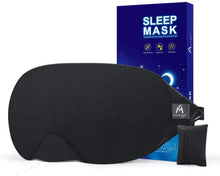 Load image into Gallery viewer, Light Blocking Sleep Mask, Includes Travel Pouch, Soft, Comfortable, Blindfold, 100% Handmade

