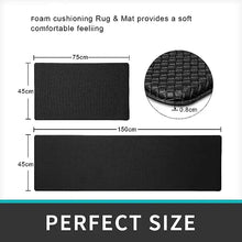 Load image into Gallery viewer, 2 Pcs Anti Fatigue Kitchen Mat, Thick Cushioned, Waterproof, Non Skid Standing Rugs and Mats for Office, Home, Grey Pattan Australia
