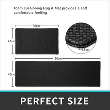 Load image into Gallery viewer, 2 Pcs Anti Fatigue Kitchen Mat, Thick Cushioned, Waterproof, Non Skid Standing Rugs and Mats for Office, Home, Grey
