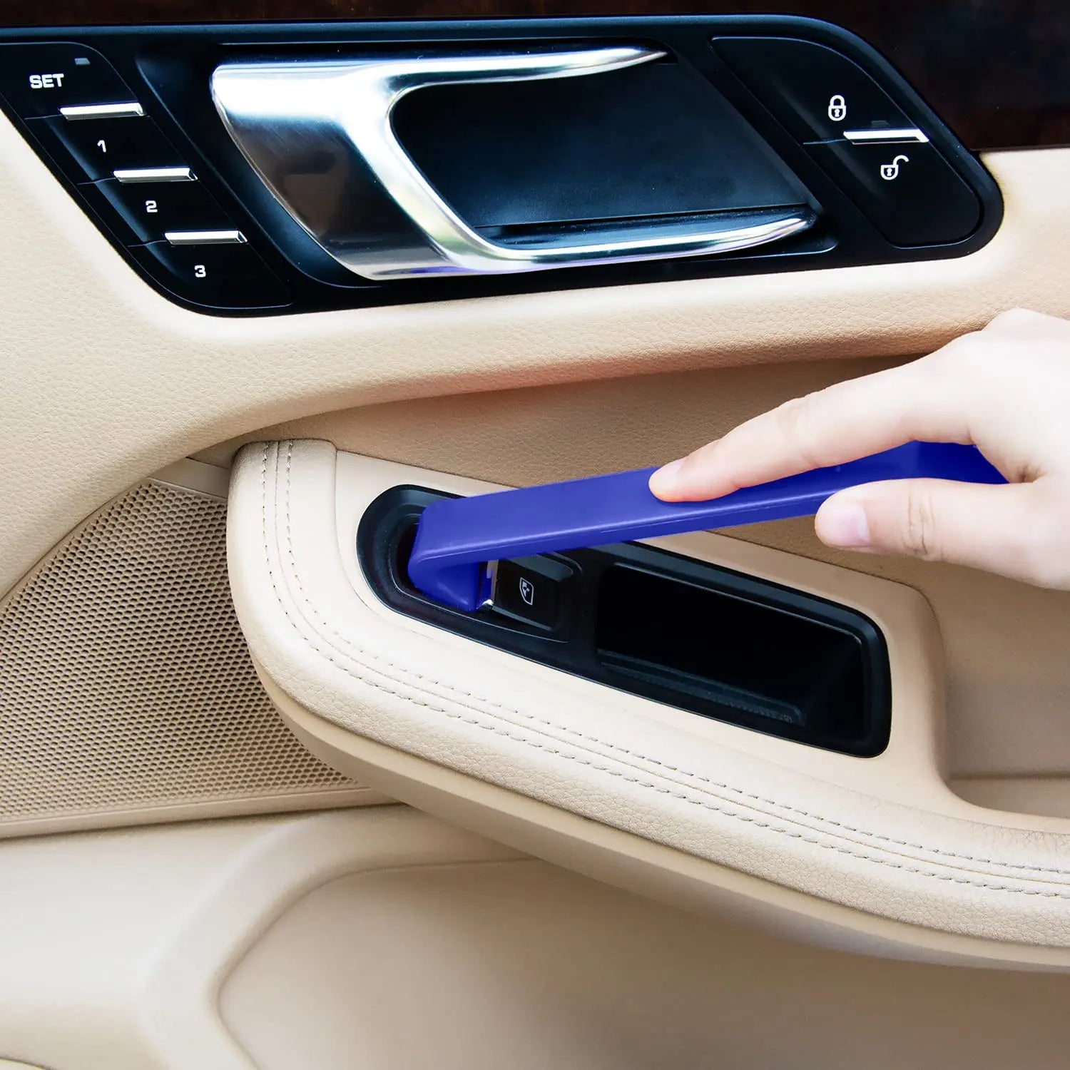 XBRN Auto Trim Removal Tool Kit,5 Pcs Car Panel Door Window Tools Kit,Auto Clip Fastener Remover Pry Tool Set pattanaustralia