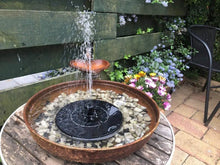 Load image into Gallery viewer, Solar Powered Bird Bath Fountain Pump, 1.4W Solar Panel Kit, Outdoor Watering Submersible Pump Pattan Australia
