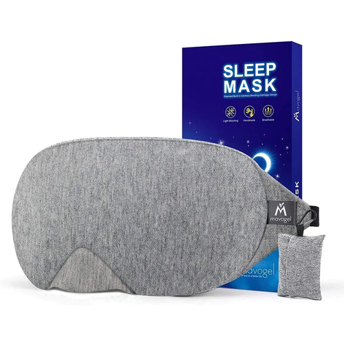 Light Blocking Sleep Mask, Includes Travel Pouch, Soft, Comfortable, Blindfold, 100% Handmade pattanaustralia