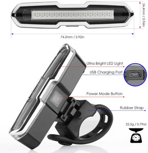 Canway Ultra Bright Bike Light USB Rechargeable, LED Bicycle Rear Light Pattan Australia
